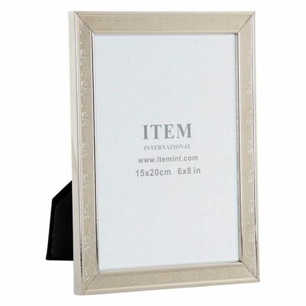 Κορνίζα DKD Home Decor S3011545 Κρυστάλλινο Ασημί Μέταλλο χαρτί Ξύλο MDF