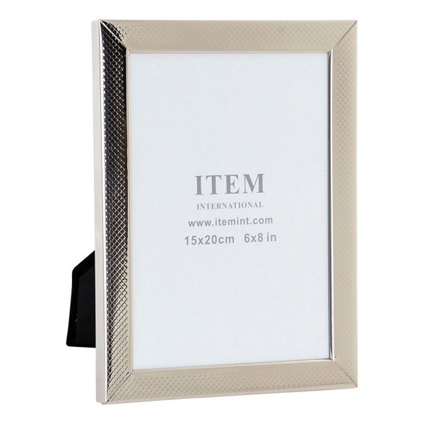 Κορνίζα DKD Home Decor S3011549 Κρυστάλλινο Ασημί Μέταλλο χαρτί Ξύλο MDF (17 x 2 x 22 cm)
