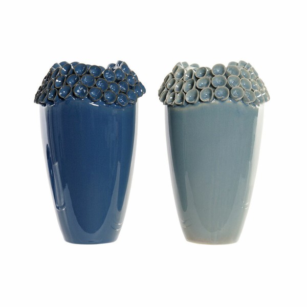 Βάζο DKD Home Decor Πήλινα Μεσογείακός (2 pcs) (16 x 16 x 26 cm)
