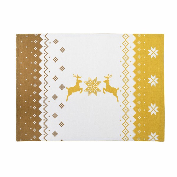 Σουπλά DKD Home Decor Άτομο βαμβάκι Χρυσό (45 x 45 x 30 cm)