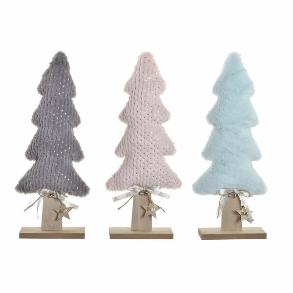 Χριστουγεννιάτικο δέντρο DKD Home Decor πολυεστέρας Ξύλο (3 pcs) (16 x 6 x 39 cm)