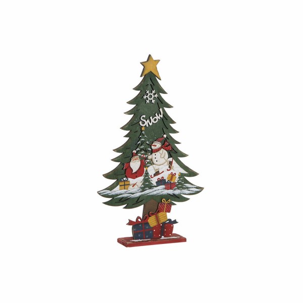 Χριστουγεννιάτικο δέντρο DKD Home Decor Ξύλο LED (2 pcs) (25 x 7 x 42 cm)