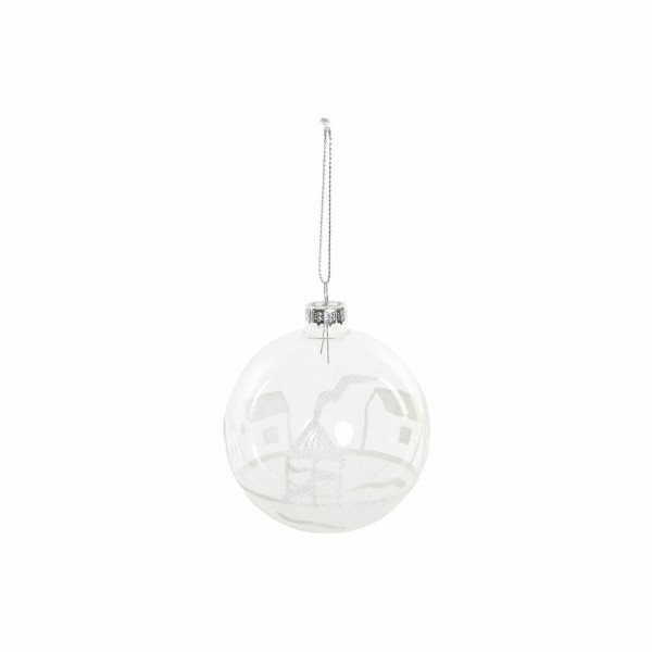 Χριστουγεννιάτικη μπάλα DKD Home Decor Κρυστάλλινο (8 x 8 x 8 cm)