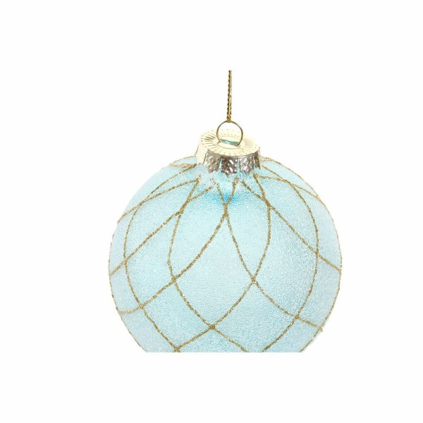 Χριστουγεννιάτικη μπάλα DKD Home Decor Κρυστάλλινο (8 x 8 x 8 cm)