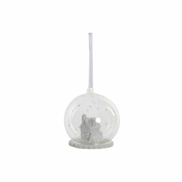 Χριστουγεννιάτικη μπάλα DKD Home Decor Ρητίνη Κρυστάλλινο (8.4 x 8.4 x 8.4 cm)