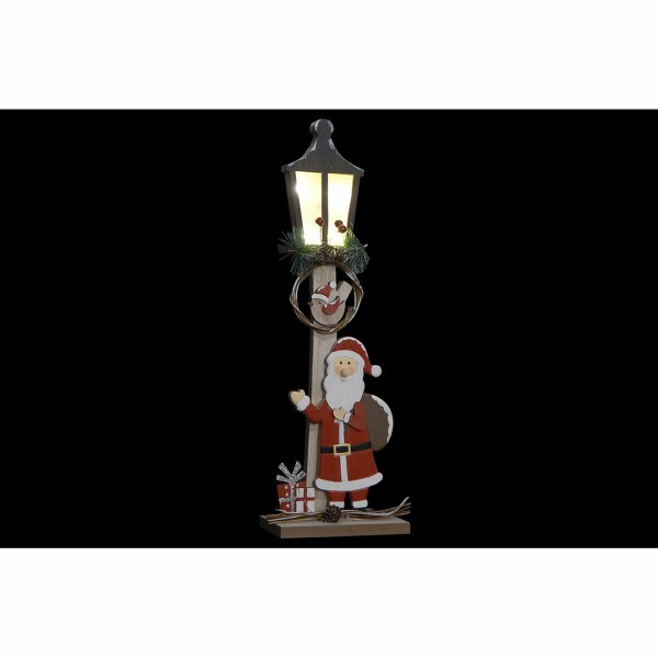 Φανάρι LED DKD Home Decor Άη Βασίλης Ξύλο MDF (15 x 7 x 45 cm) (2 pcs)