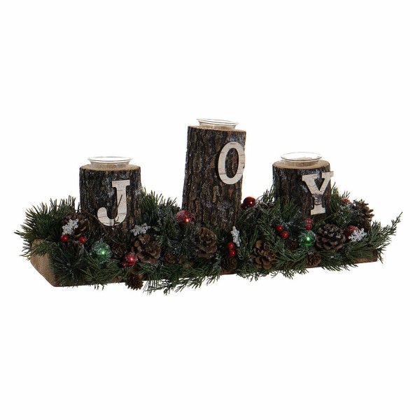 Κηροπήγιο DKD Home Decor Κορμός Καφέ (54 x 21 x 23 cm)
