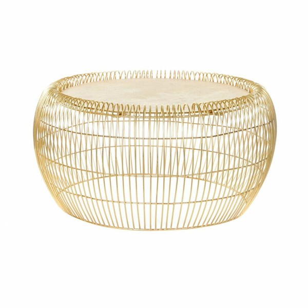 Βοηθητικό Τραπέζι DKD Home Decor Χρυσό Αλουμίνιο Σίδερο (74 x 74 x 38 cm)