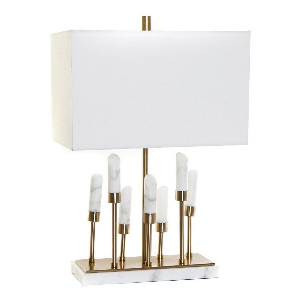 Επιτραπέζιο Φωτιστικό DKD Home Decor Μέταλλο Μάρμαρο 240 V Χρυσό 40 W (41 x 25 x 63 cm)