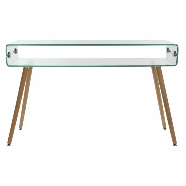 Console DKD Home Decor Διαφανές Κρυστάλλινο Ξύλο οξιάς 122 x 40 x 73 cm
