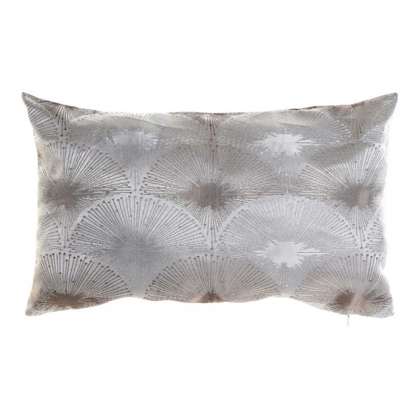 Μαξιλάρι DKD Home Decor Γκρι πολυεστέρας Αλουμίνιο Παραδοσιακά