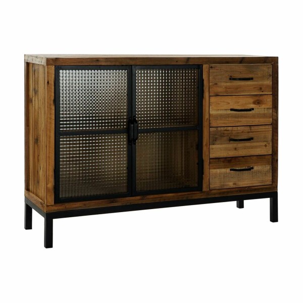 Σκευοθήκη DKD Home Decor Ξύλο Κρυστάλλινο (120 x 35 x 86 cm)