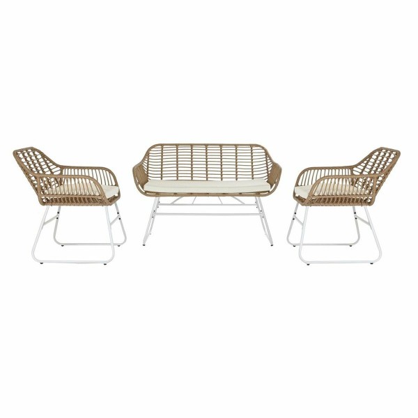 Καναπές κήπου DKD Home Decor Μέταλλο πολυεστέρας συνθετικό ρατάν (124 x 74 x 84 cm)  