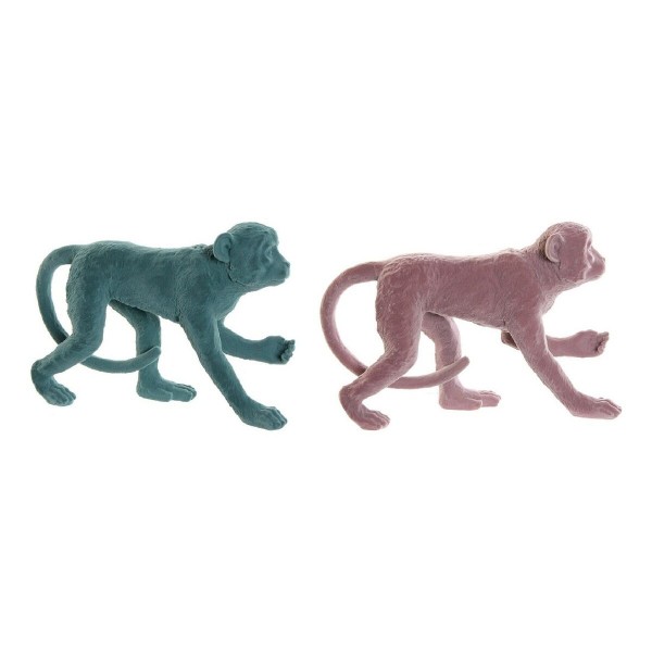 Διακοσμητική Φιγούρα DKD Home Decor Ρητίνη Μαϊμού (2 pcs) (31 x 9.5 x 19 cm)