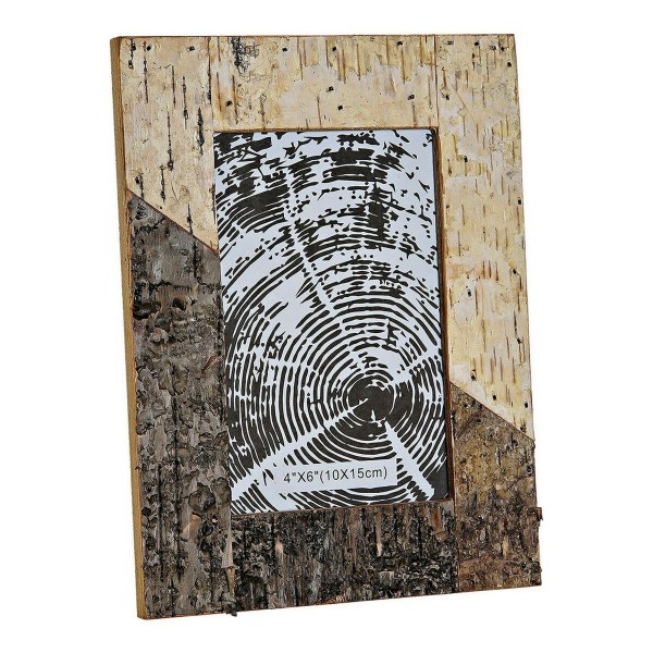 Κορνίζα DKD Home Decor S3015130 Κορμός Κρυστάλλινο Ξύλο Καφέ Βουνό (16 x 1 x 21 cm)