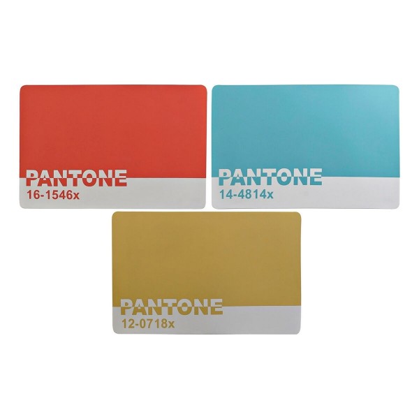 Σουπλά DKD Home Decor Pantone Καουτσούκ (3 pcs) (43.5 x 28.5 x 0.5 cm)