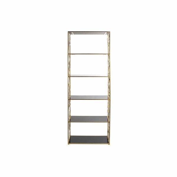 Ράφια DKD Home Decor 8424001777112 Κρυστάλλινο Χρυσό Μέταλλο 6 Ράφια (60 x 29,5 x 170 cm)