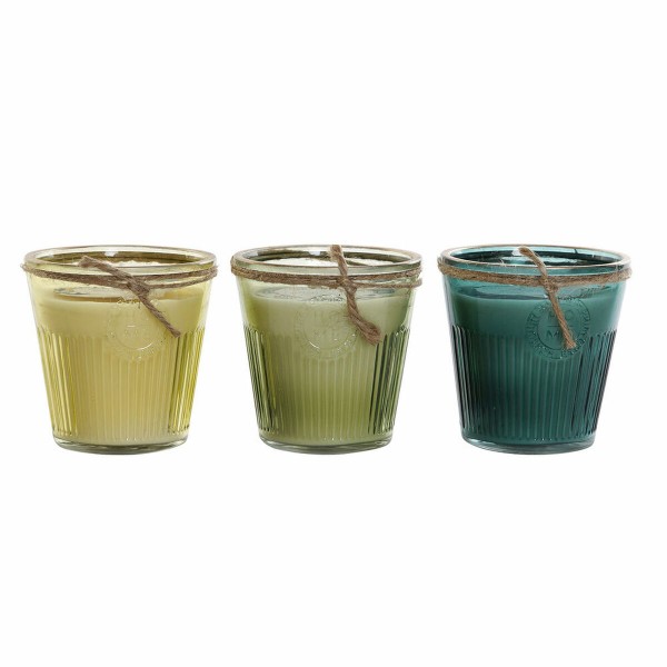 Κερί DKD Home Decor Citronella Shabby Chic (11 x 11 x 11 cm) (3 pcs)
