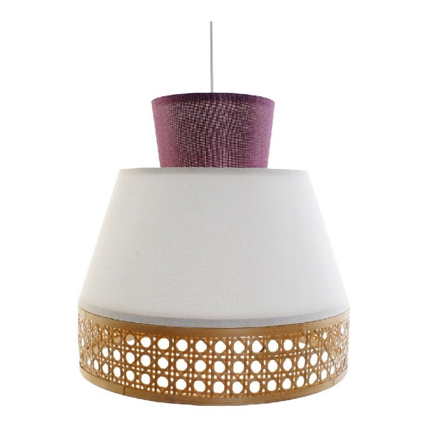 Φωτιστικό Οροφής DKD Home Decor Λευκό πολυεστέρας Διακοσμητική κανάτα 220 V 50 W Μοβ (46 x 46 x 45 cm)