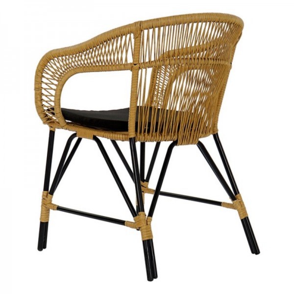 Hagestol DKD Home Decor Μέταλλο ρατάν (51 x 61 x 81 cm)