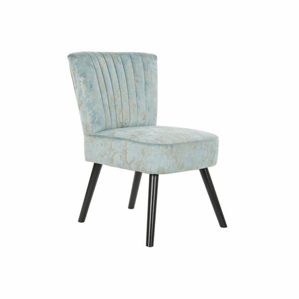 Πολυθρόνα DKD Home Decor 8424001802012 Χρυσό πολυεστέρας Πράσινο Σημύδα (56 x 62 x 81 cm)