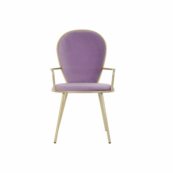 Πολυθρόνα με Υποβραχιόνια DKD Home Decor Μέταλλο πολυεστέρας (61.5 x 54.5 x 88 cm)