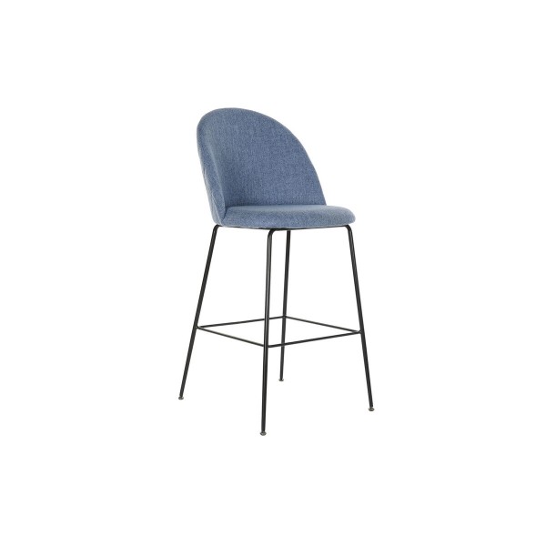 Σκαμπό DKD Home Decor Μπλε πολυεστέρας Μέταλλο (55 x 50 x 110 cm)
