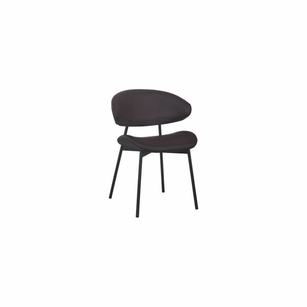 Καρέκλα Τραπεζαρίας DKD Home Decor Καφέ Πολυουρεθάνιο Μέταλλο (57 x 57 x 77 cm)