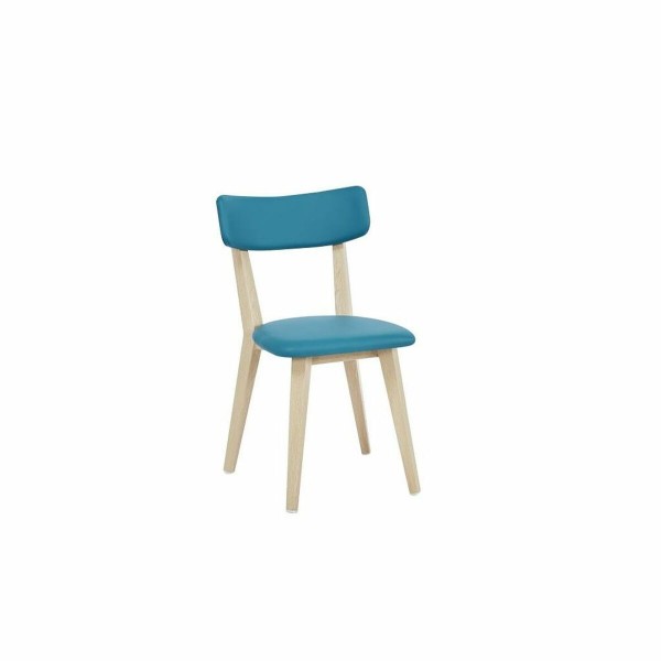 Καρέκλα Τραπεζαρίας DKD Home Decor Μπλε Πολυουρεθάνιο Μέταλλο (51 x 46 x 76 cm)