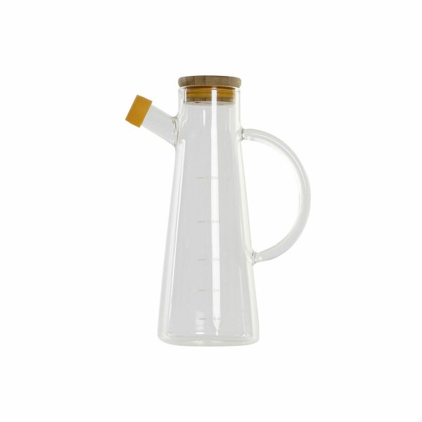 Λαδιέρα DKD Home Decor Διαφανές Ξύλο Κρυστάλλινο 500 ml (15 x 9 x 23 cm)
