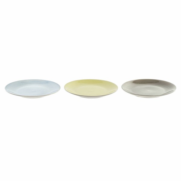 Flatplater DKD Home Decor Μεσογείακός Kjøkkentøy (26 x 26 x 3 cm) (3 pcs)