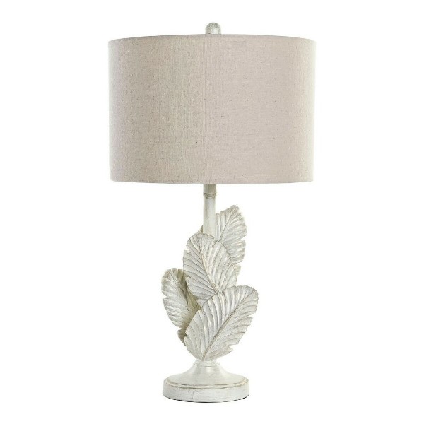Επιτραπέζιο Φωτιστικό DKD Home Decor Λευκό Μπεζ πολυεστέρας Ρητίνη 220 V Φτερά 60 W (38 x 38 x 72 cm)