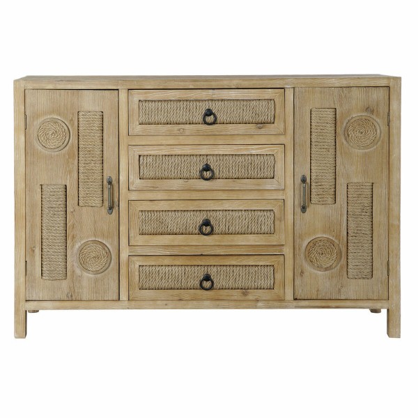 Σκευοθήκη DKD Home Decor Ξύλο Σχοινί (123 x 38 x 84 cm)
