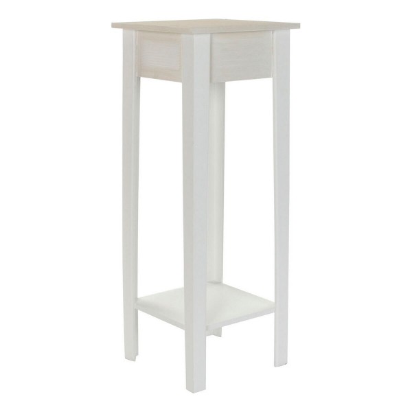 Βοηθητικό Τραπέζι DKD Home Decor Λευκό MDF (30 x 30 x 80 cm)
