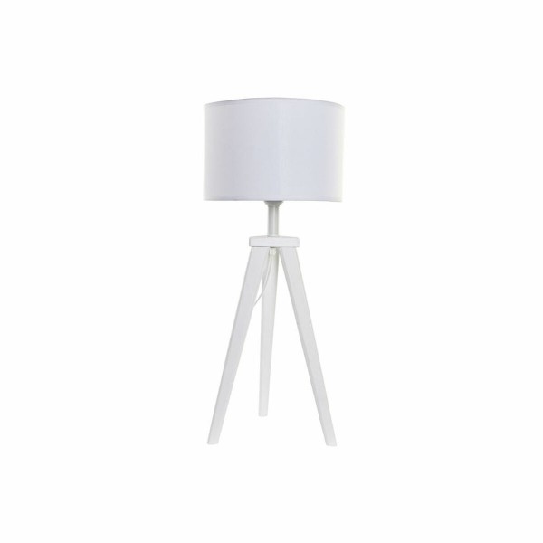 Επιτραπέζιο Φωτιστικό DKD Home Decor Λευκό πολυεστέρας Ξύλο 220 V 50 W (30 x 30 x 72 cm)