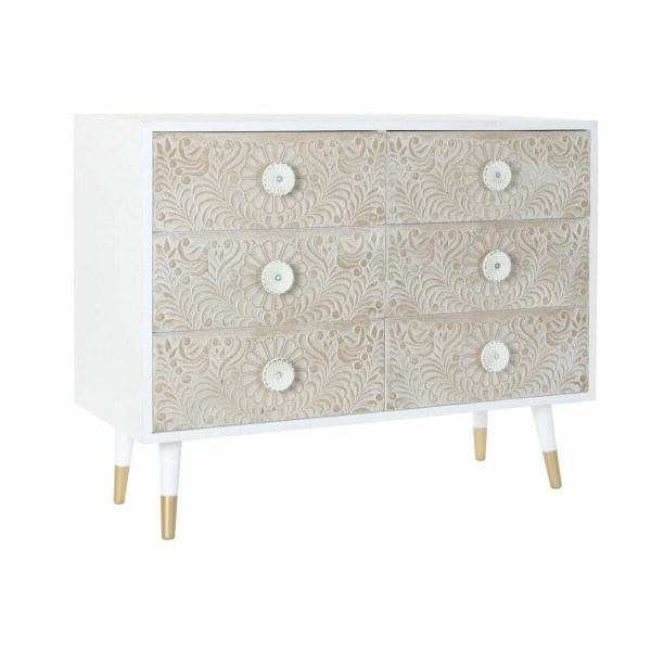 Συρταριέρα DKD Home Decor Έλατο Mandala (100 x 42 x 80 cm)