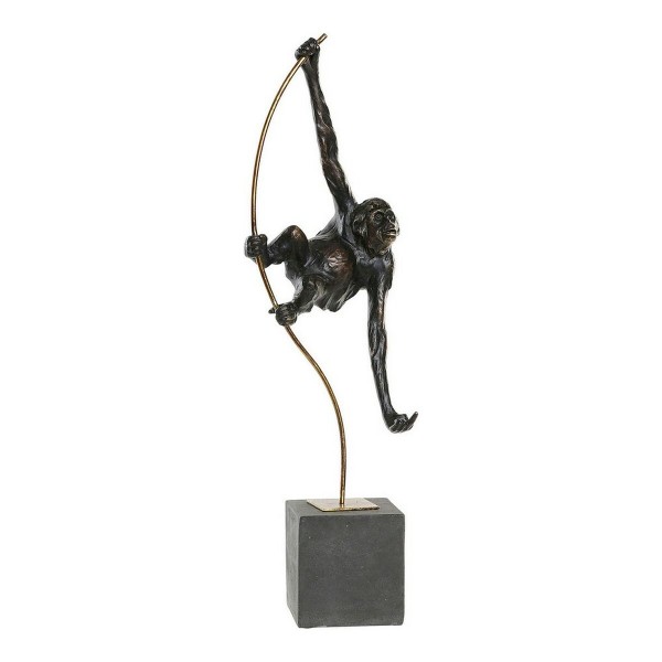 Διακοσμητική Φιγούρα DKD Home Decor Μέταλλο Ρητίνη Μαϊμού (18 x 11 x 59 cm)