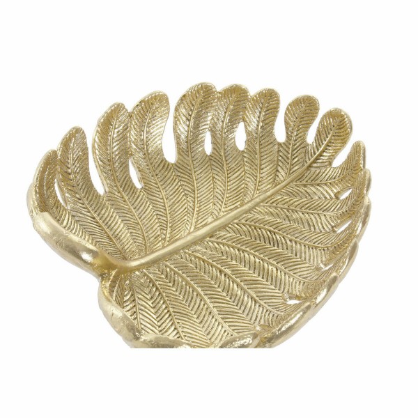 Δίσκος DKD Home Decor Χρυσό Ρητίνη (18.5 x 17.3 x 5.4 cm) (18 cm)
