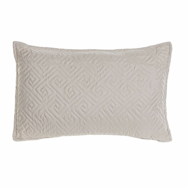 Μαξιλάρι DKD Home Decor 8424001814510 Μπεζ πολυεστέρας Αλουμίνιο (60 x 10 x 40 cm)