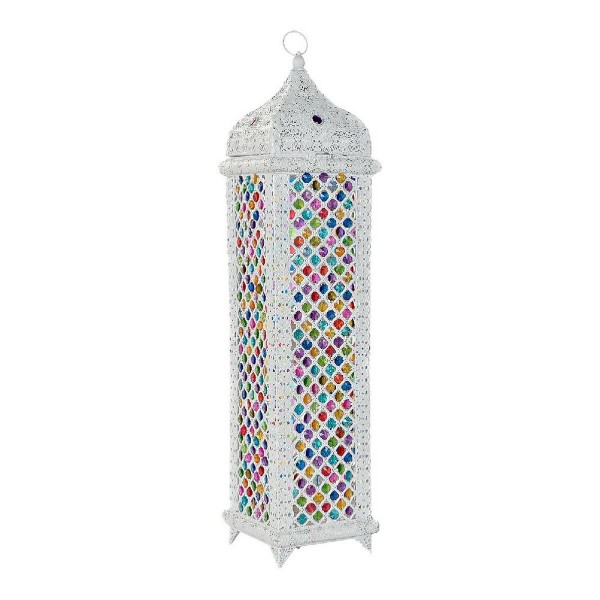Φωτιστικό Δαπέδου DKD Home Decor Λευκό Πολύχρωμο Ακρυλικό Μέταλλο (23 x 23 x 96 cm)