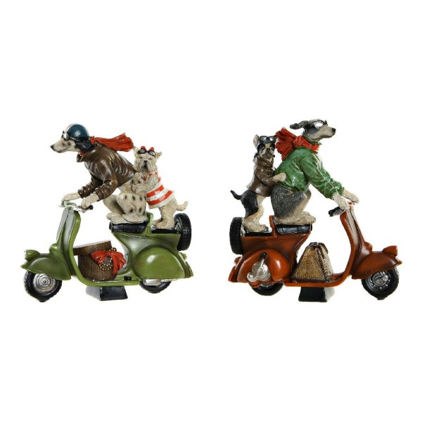 Διακοσμητική Φιγούρα DKD Home Decor Ρητίνη (2 pcs) (23 x 10 x 23 cm)