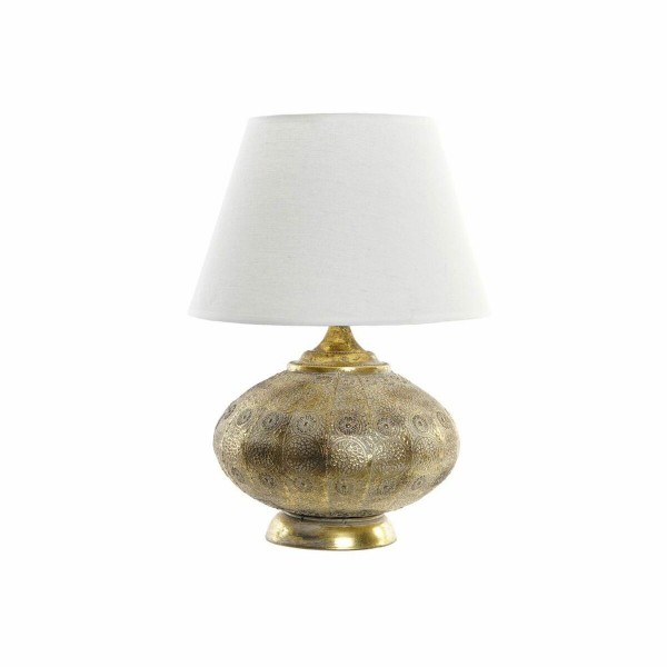 Επιτραπέζιο Φωτιστικό DKD Home Decor Λευκό πολυεστέρας Μέταλλο Χρυσό
