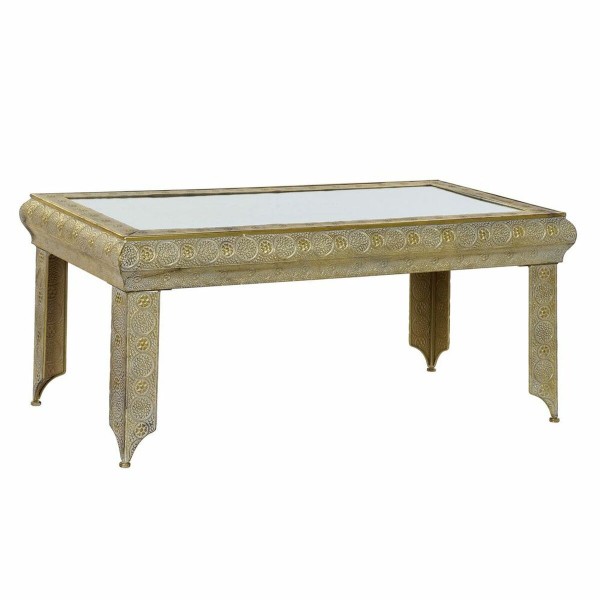 Βοηθητικό Τραπέζι DKD Home Decor Μέταλλο Καθρέφτης (105.5 x 55 x 45 cm)