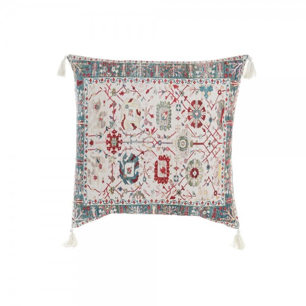 Μαξιλάρι DKD Home Decor πολυεστέρας βαμβάκι Αλουμίνιο Πολύχρωμο (60 x 20 x 60 cm)