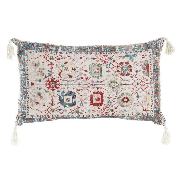 Μαξιλάρι DKD Home Decor πολυεστέρας βαμβάκι Αλουμίνιο Πολύχρωμο (60 x 15 x 35 cm)