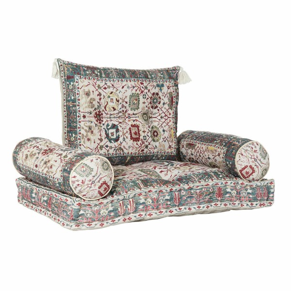 Πολυθρόνα DKD Home Decor βαμβάκι Πολύχρωμο (90 x 50 x 55 cm)