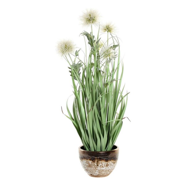 Διακοσμητικό Φυτό DKD Home Decor PVC Πορσελάνη Χάλκινο Ανοιχτό (20 x 20 x 78 cm)
