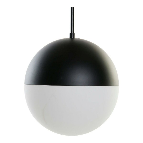 Φωτιστικό Οροφής DKD Home Decor Λευκό Μαύρο Μέταλλο Κρυστάλλινο 220 V 50 W (30 x 30 x 60 cm)