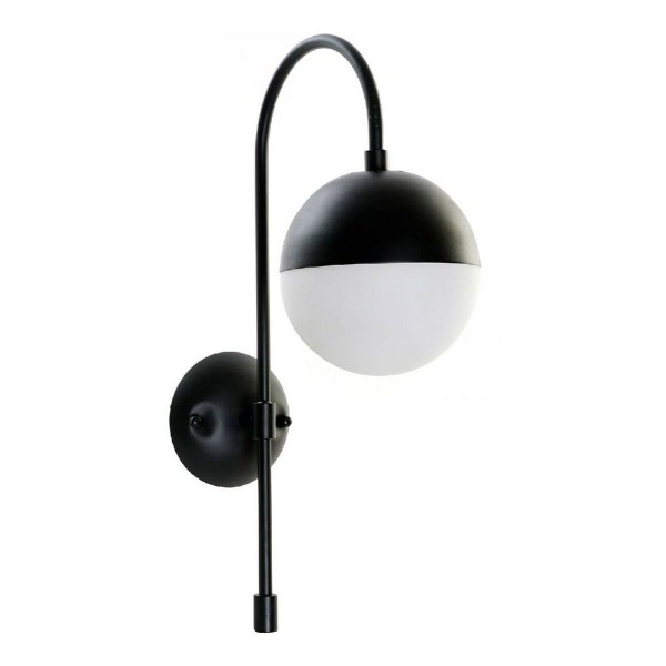 Φωτιστικό Οροφής DKD Home Decor Λευκό Μαύρο Μέταλλο Κρυστάλλινο 220 V 50 W (15 x 31 x 48 cm)