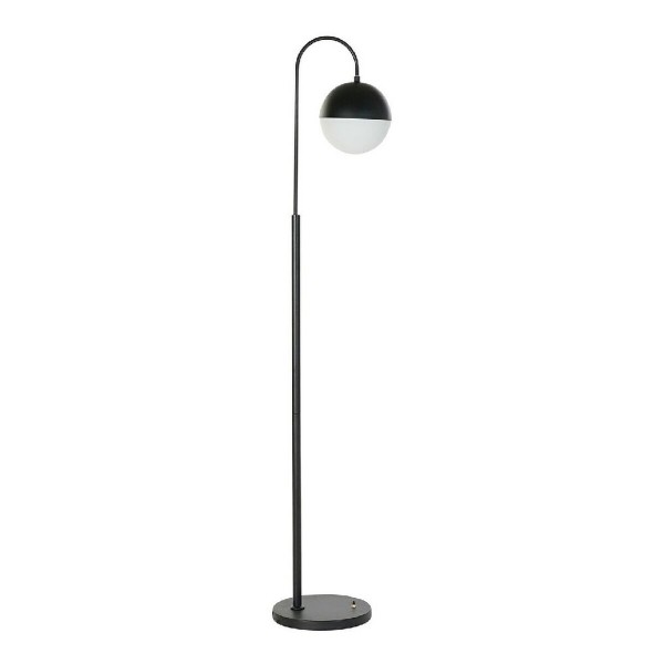 Φωτιστικό Δαπέδου DKD Home Decor Λευκό Μαύρο Μέταλλο Κρυστάλλινο (28 x 35 x 165 cm)